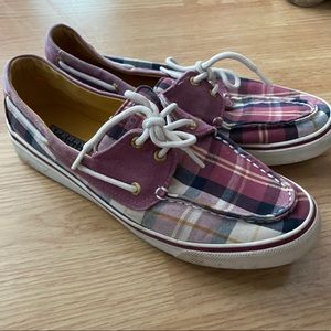Sperry Top Sider Plaid Boat Shoe